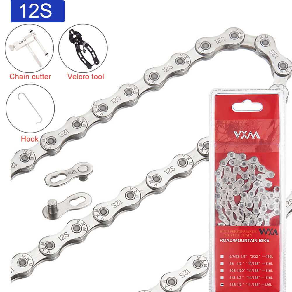 6/7/8/9/10/11/12 Speed Bike Chain sets with three toosl Road MTB Bicycle Chain