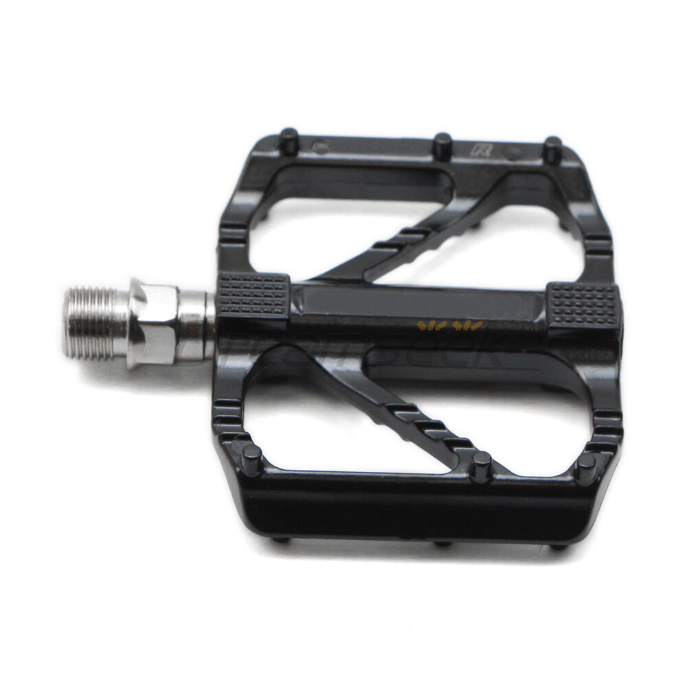 Bike Pedal 9/16″ DU Bearing Sealed Flat Platform Road Bicycle Aluminum Non-Slip