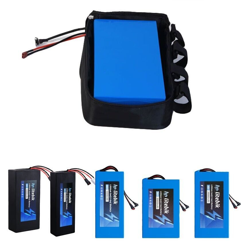 Electric Bike Case Bag Storage Bicycle Ebike battery Scooter frame downtube rear