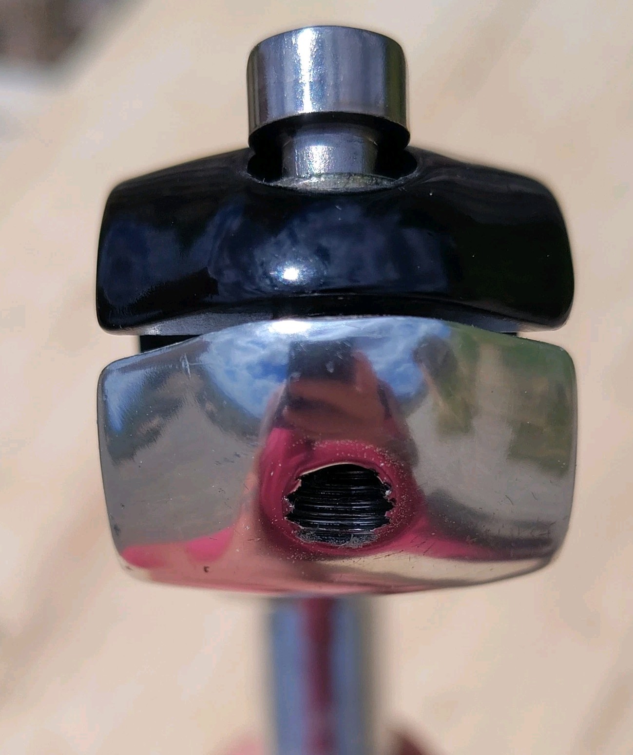 Giant EXT Pro NL Adjustable 22.2 quill stem 25.4 Clamp Black Silver EUC