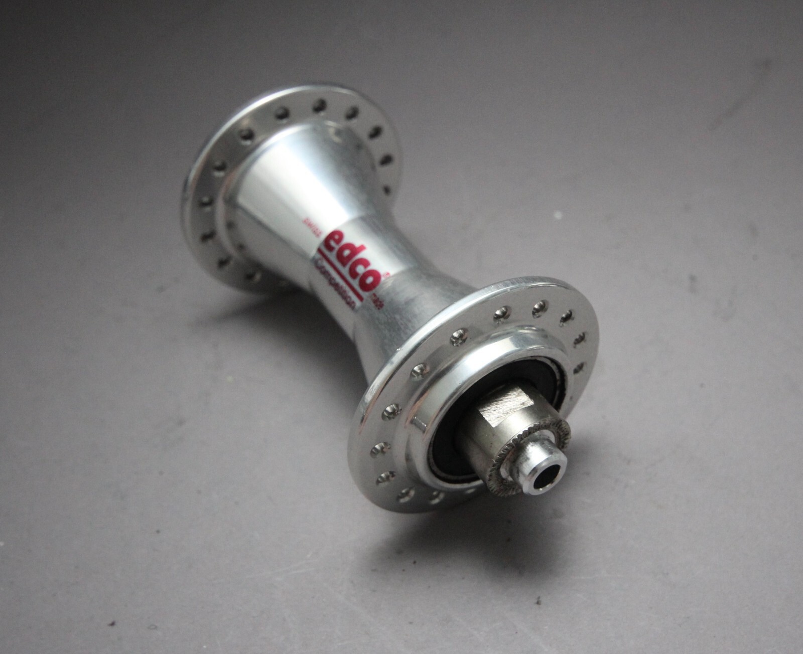 EDCO Competition Front Hub / Silver / 32 H / 197g / Nabe Swiss Made