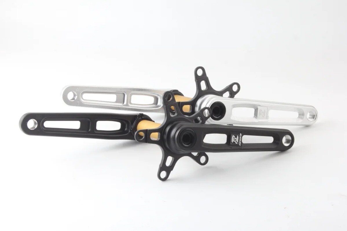 130/110BCD Road Folding Bike Hollow Tech Crankset 165/170/175mm with 5 Bolts