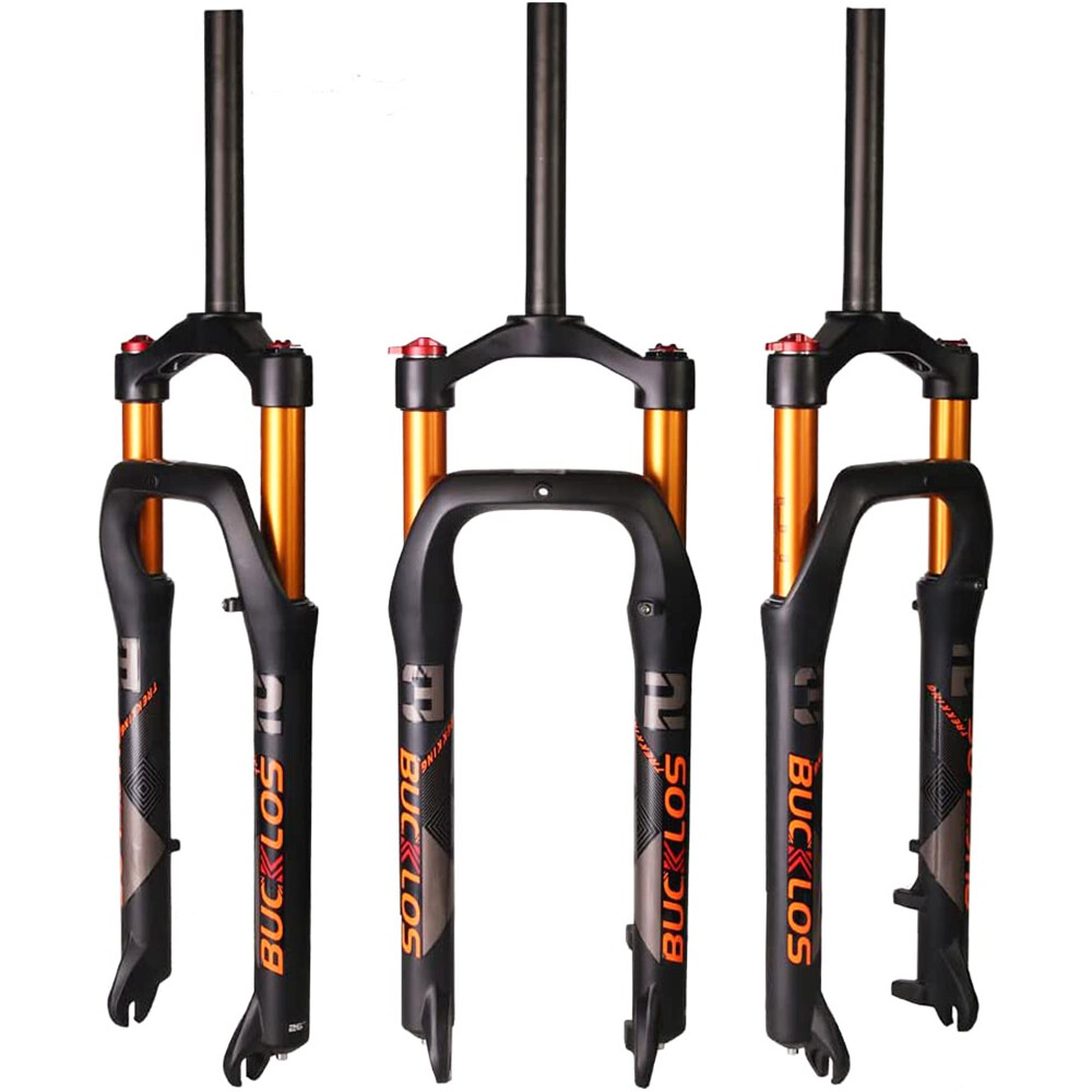 26″ Fat Bike Air Suspension Fork 4.0 Tire MTB/Beach/Snow Bicycle 1-1/8 Fork Disc