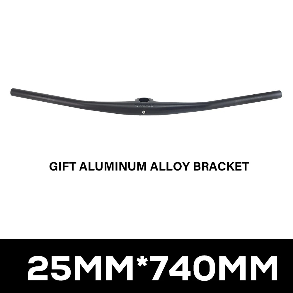 AM FR XC MTB Mountain Bike Carbon Integrated Handlebar UD Matt 25×720-800mm