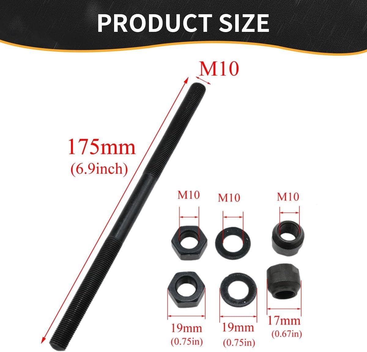 Precision Machined 154mm Gold Steel Bicycle Axle for Enhanced Riding Performance