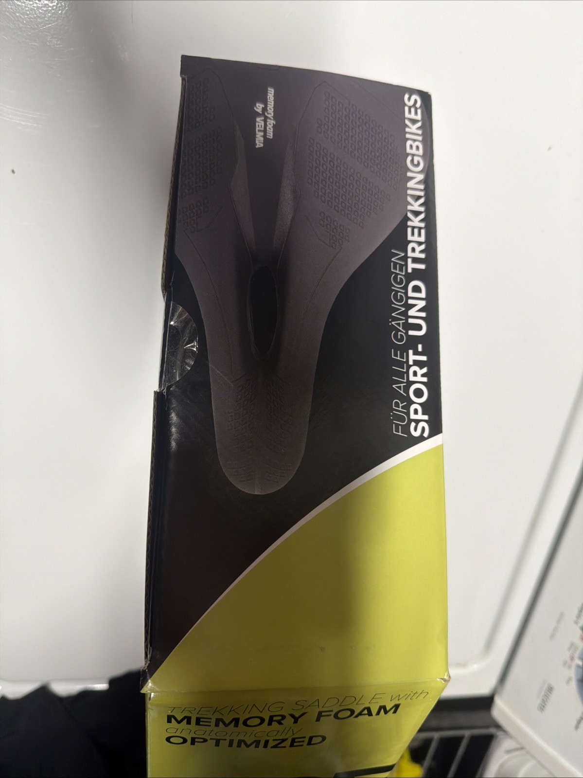 VELMIA Bike Seat Designed in Germany, Made of Comfy Memory Foam I Bicycle Sea…