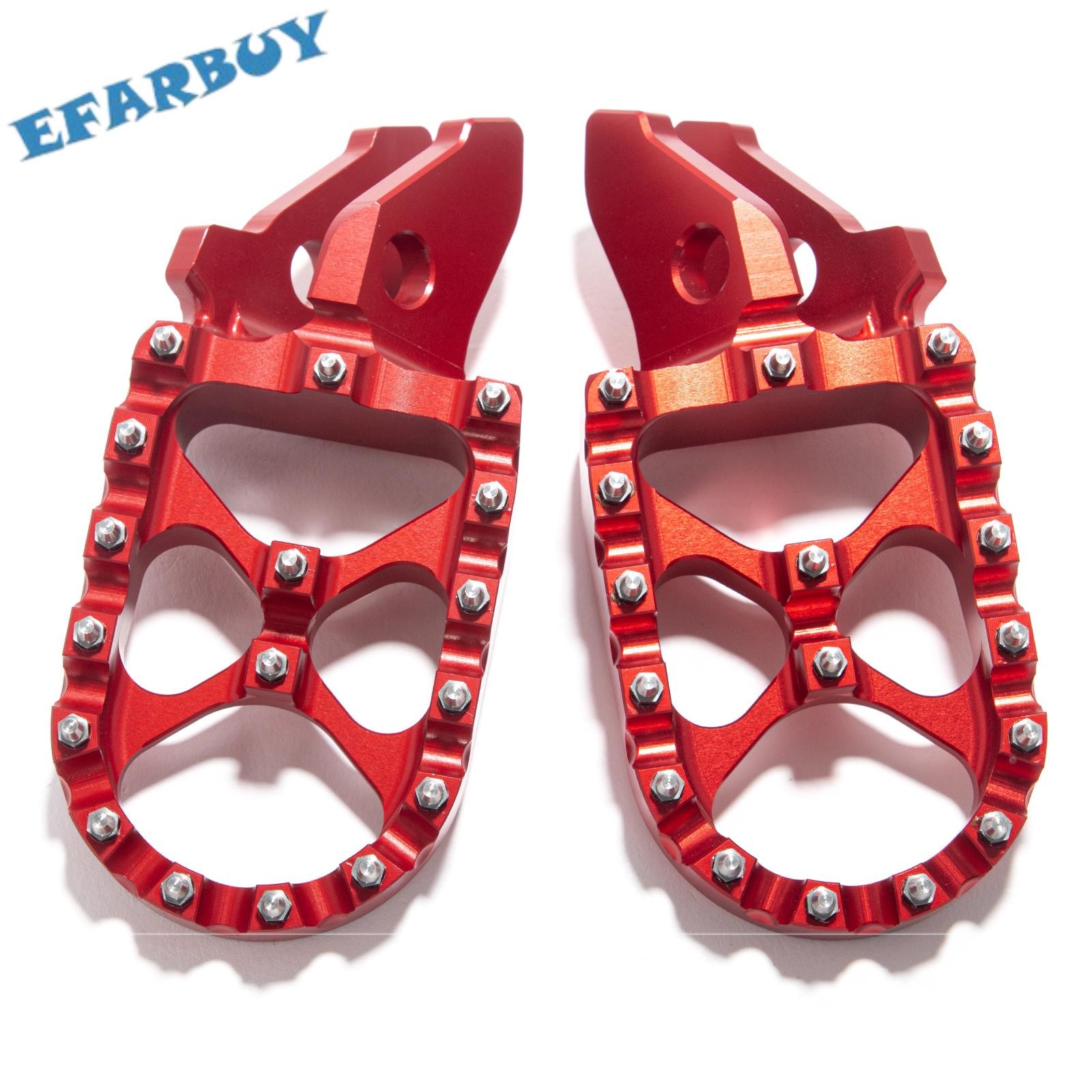 For Sur-Ron Red Billet Foot Pegs Footpegs Footrest Pedal Ultra Bee Dirt E-Bike