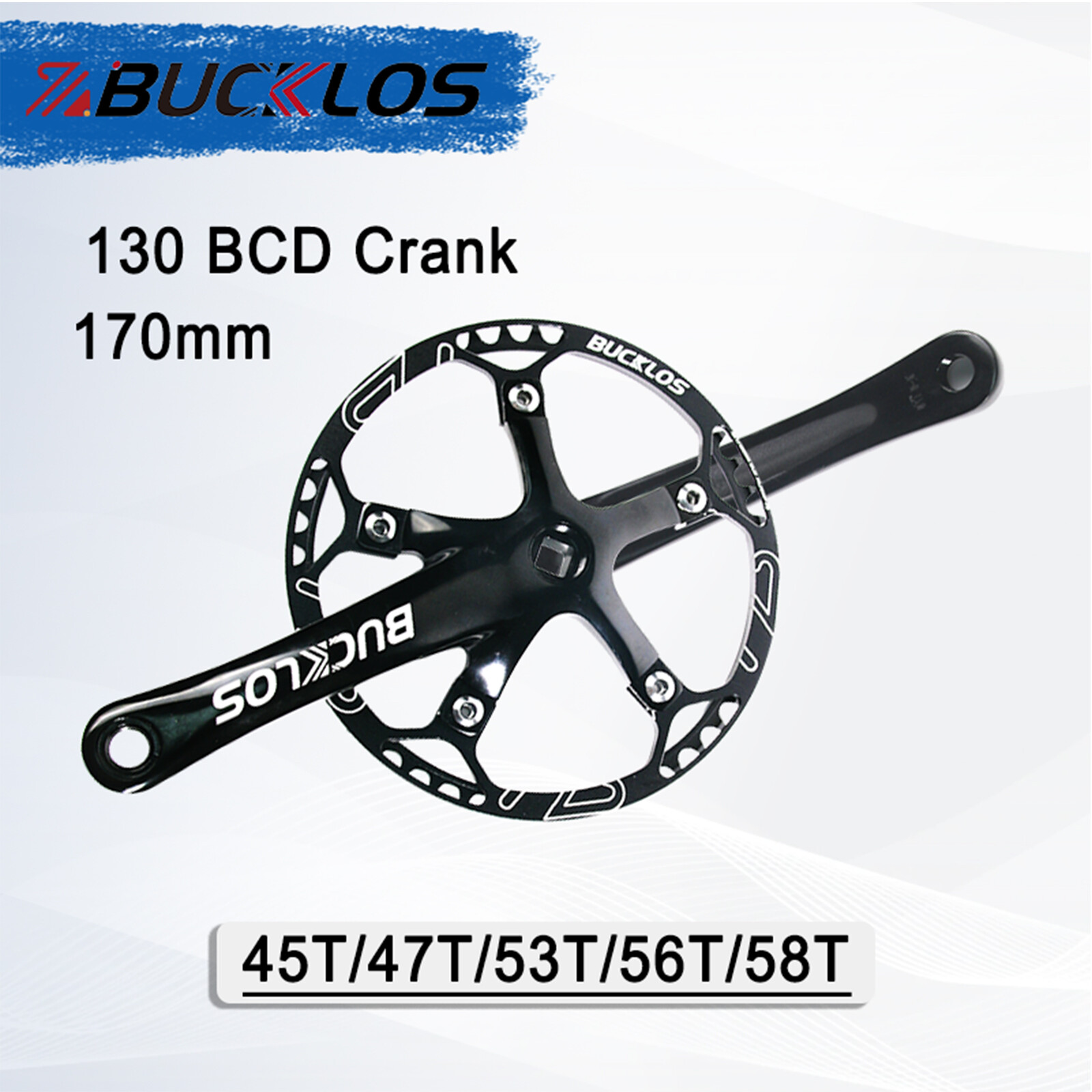 Litepro 130BCD 45/47/53/56/58T Chainring 170mm Crank Road Folding Bike Sprocket