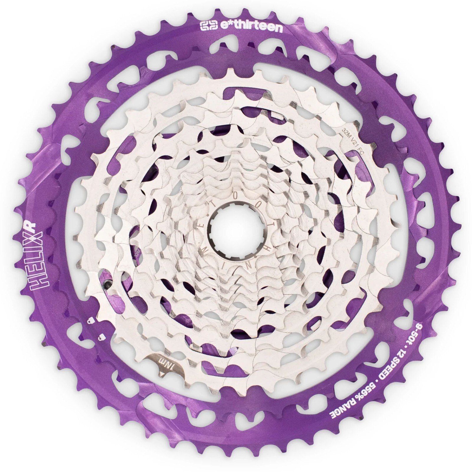 E.13 E*thirteen Helix Race 12 speed Bike MTB Cassette E13 Eggplant 9-50t