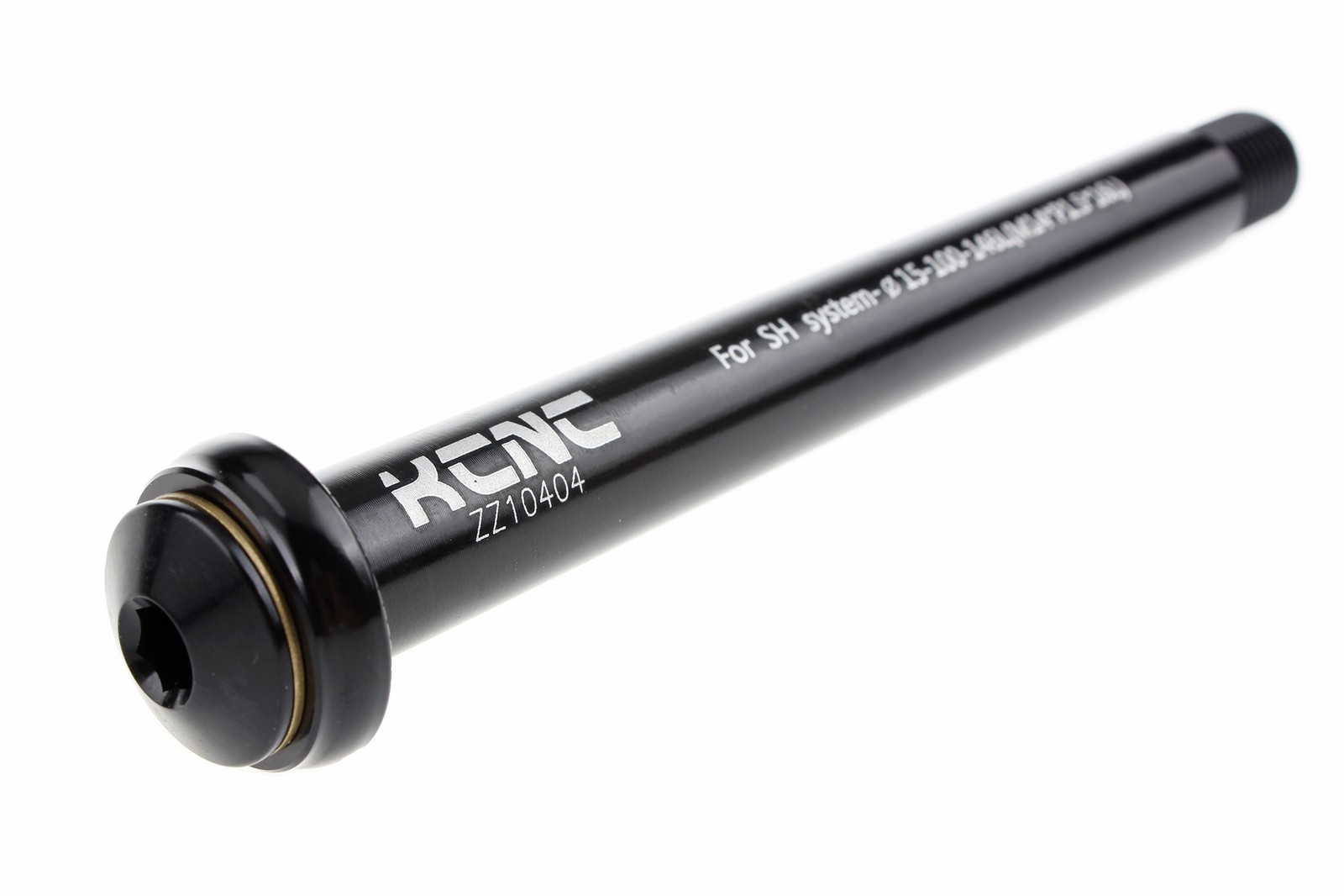 KCNC KQR08 15mm Front Thru Axle 100mm Shimano FOX M14xP1.5 CNC Black Skewer 146m