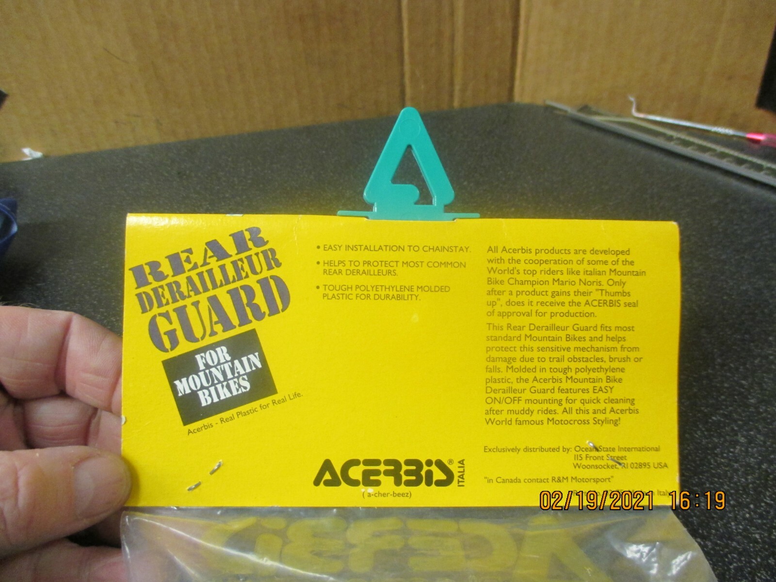 Acerbis rear derailleur guard for MTB’s – NOS *