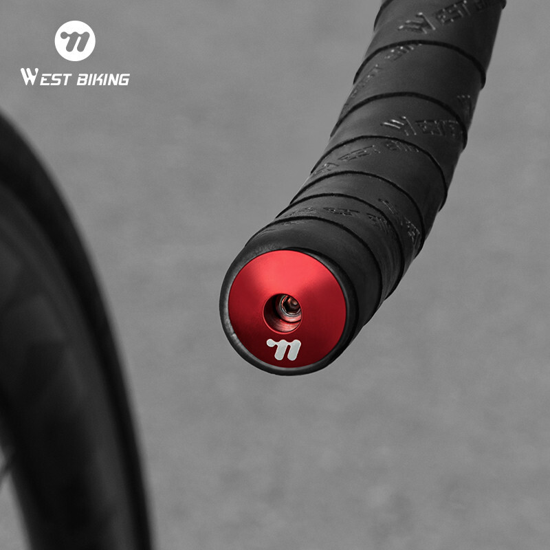 WEST BIKING Bicycle Handlebar Grip Cover MTB Road Bike Bar End Cap Plugs
