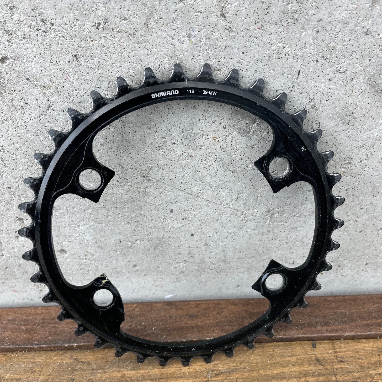 Shimano Dura Ace Chainring 39 Tooth 110 BCD 4 Arm 39MW 11 Speed Fits 53-39 Set
