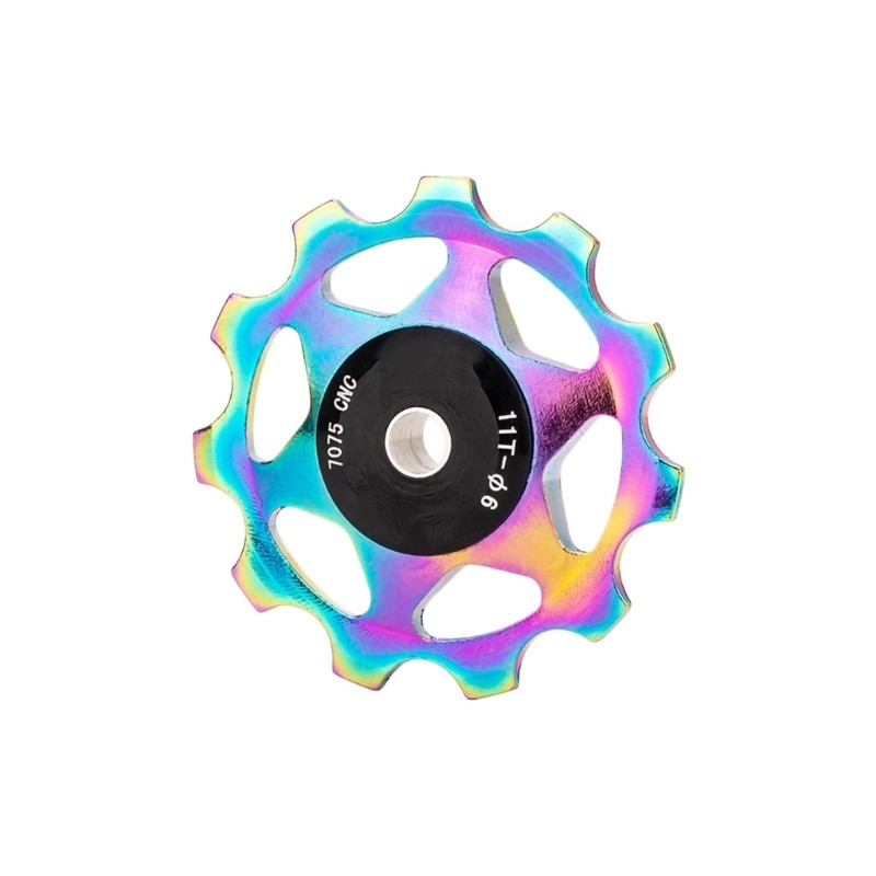 Bicycles Rear Derailleur Pulley, 11T Metal Bearing Aluminum Alloy Pulley Wheel