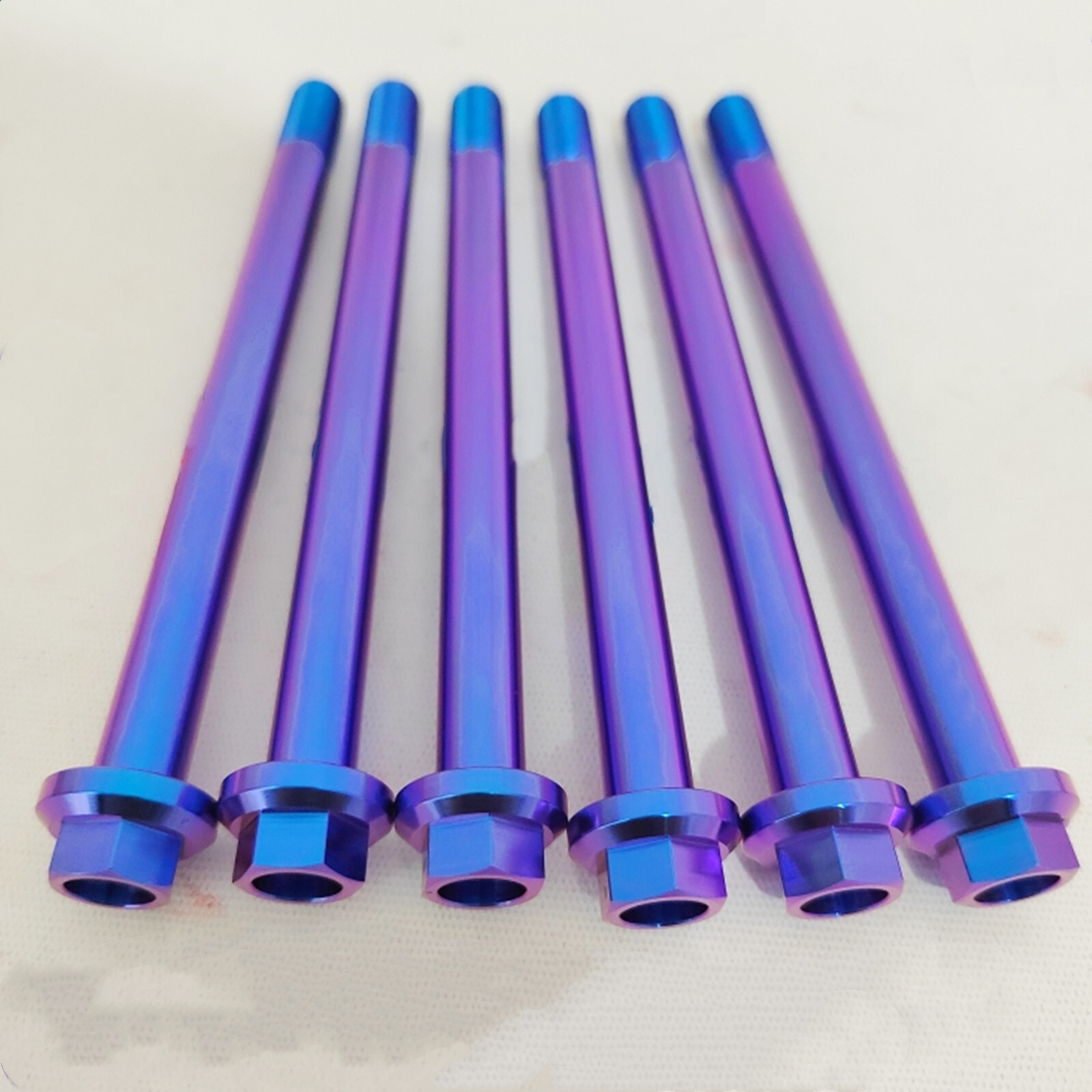 1pcs M10 x 108-135mm Titanuim Alloy Screws Bolts 1.25 Pitch Flange Head Cap