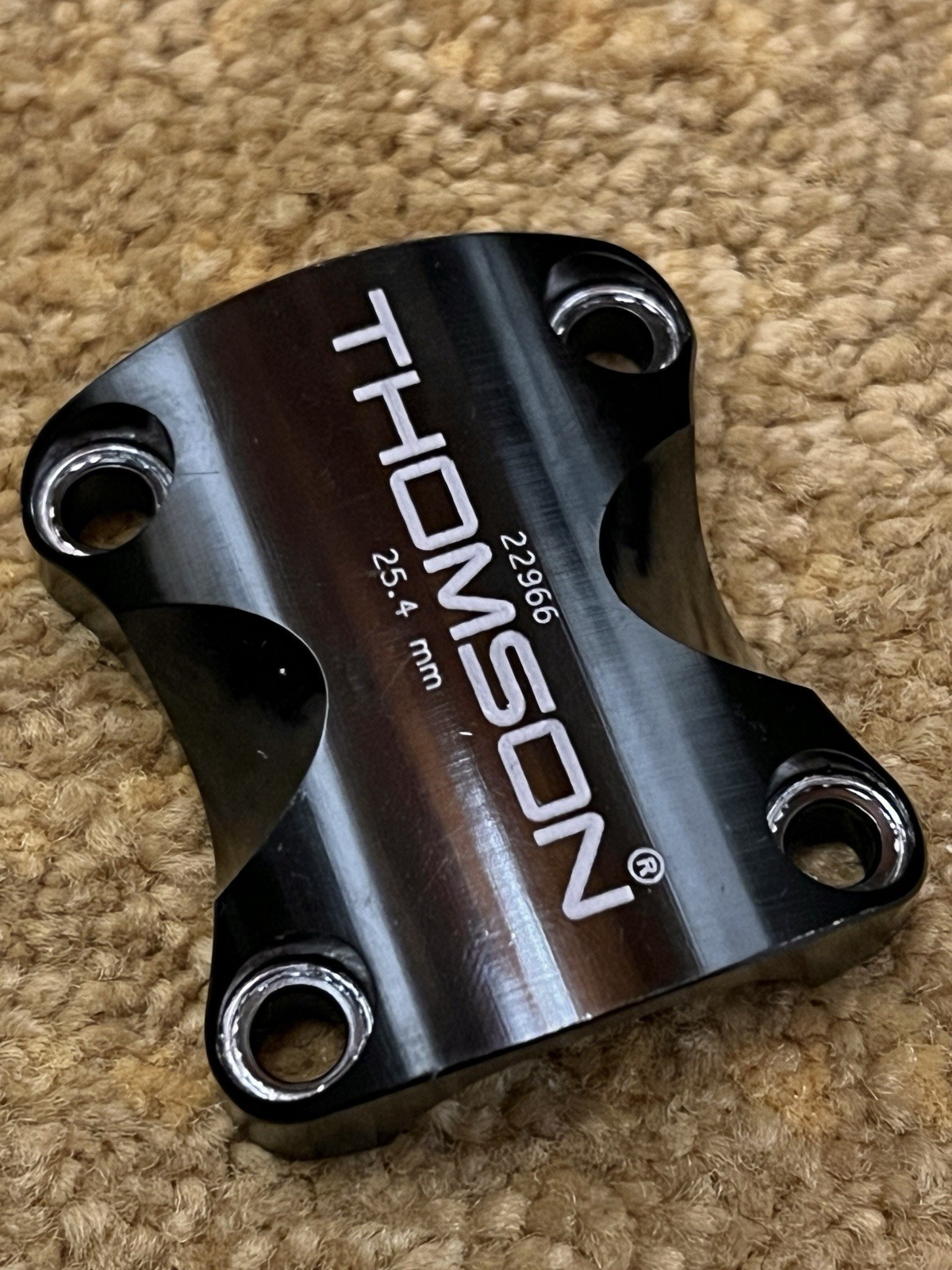 Black Thomson Elite Aluminum 90mm x 25.4mm x 5* x 1-1/8in Treadless Stem SM-E111