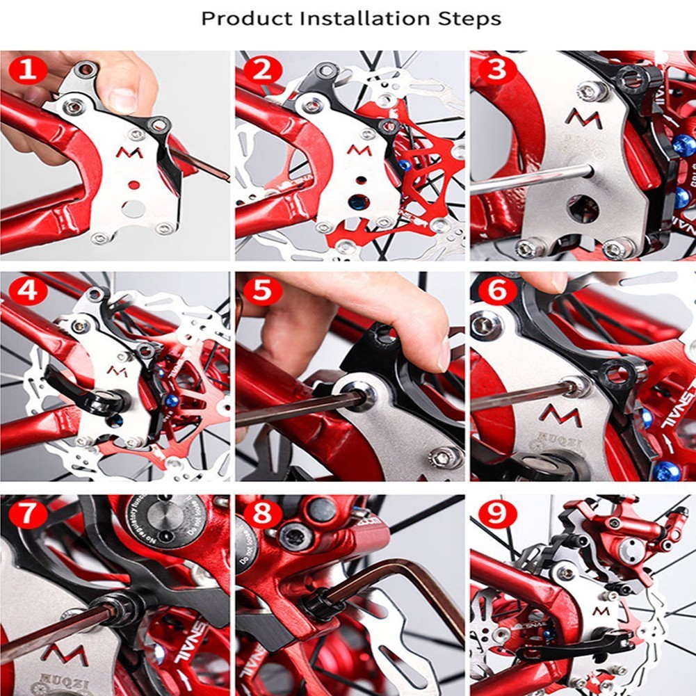 Modern Aluminum Alloy Disc Brake Conversion Kit for Bike Bicycle Frame