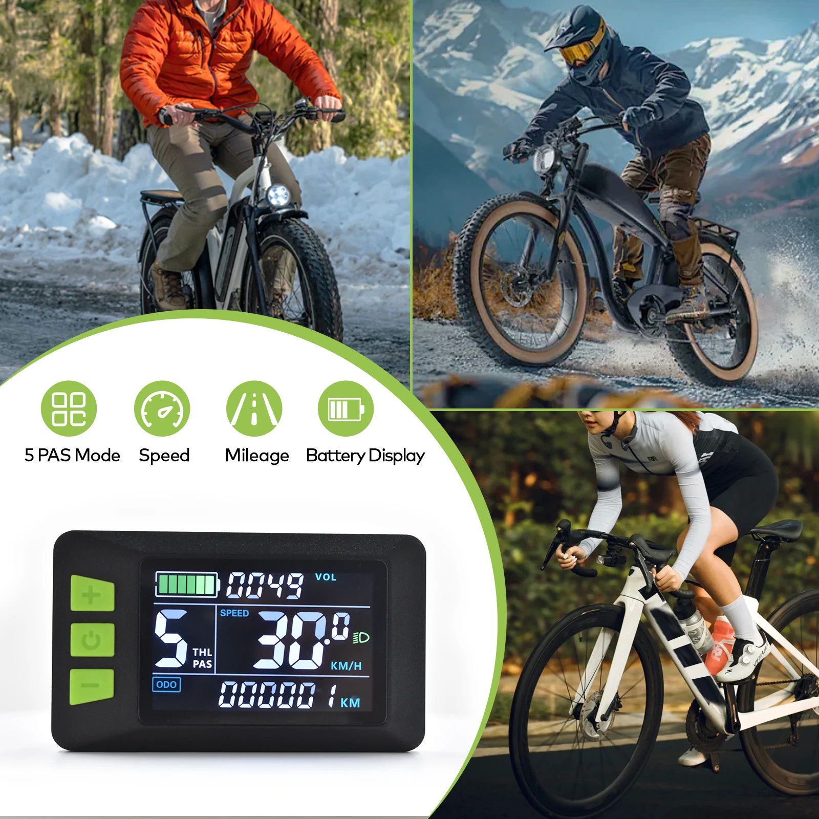 Wired Stopwatch Supports Electronic Shift Odometer Bike Computer Waterproof