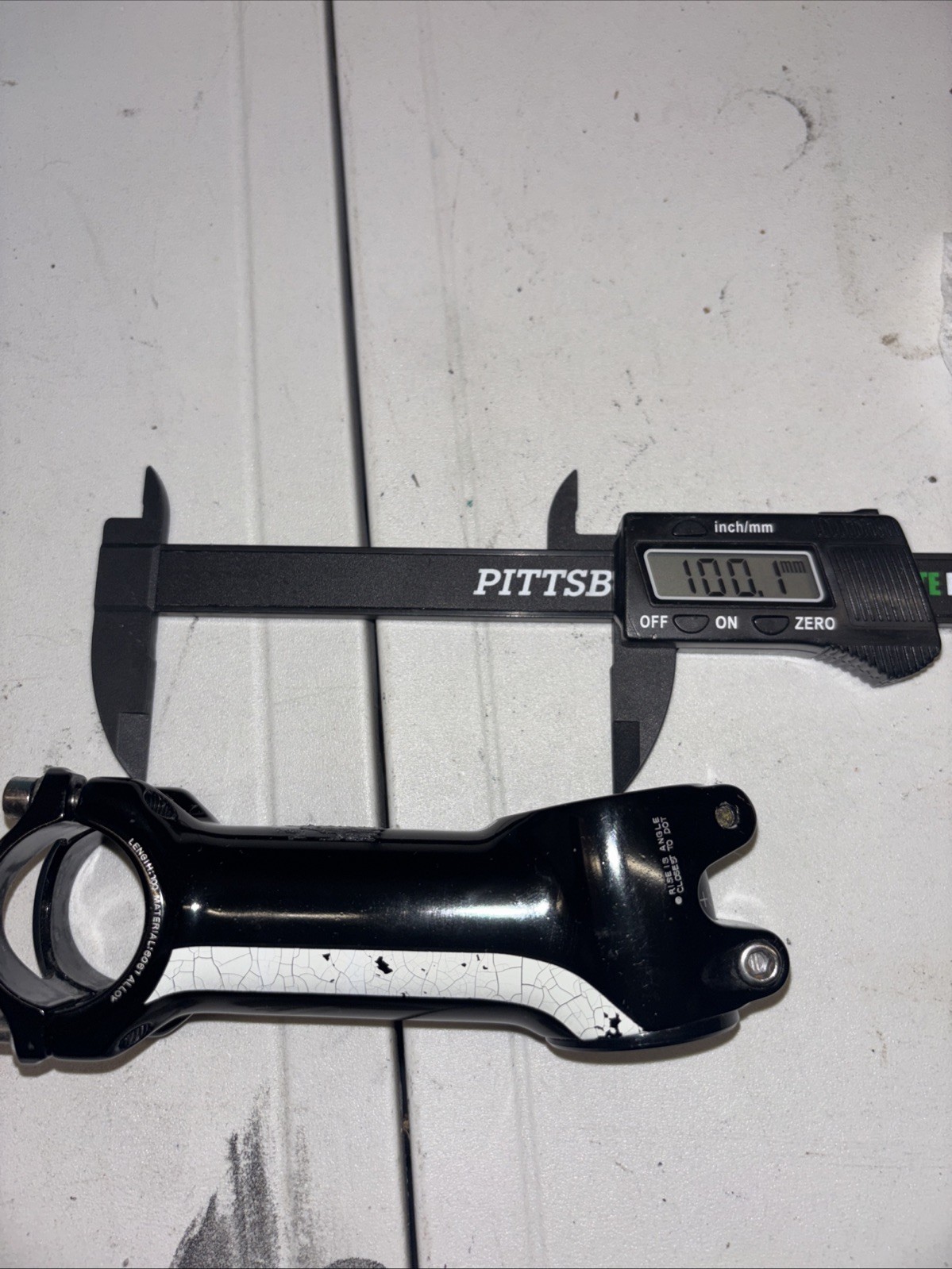 Specialized Stem 100mm  31.8 Black +16 -8 Shim 4 Bolt Faceplate Gloss Black