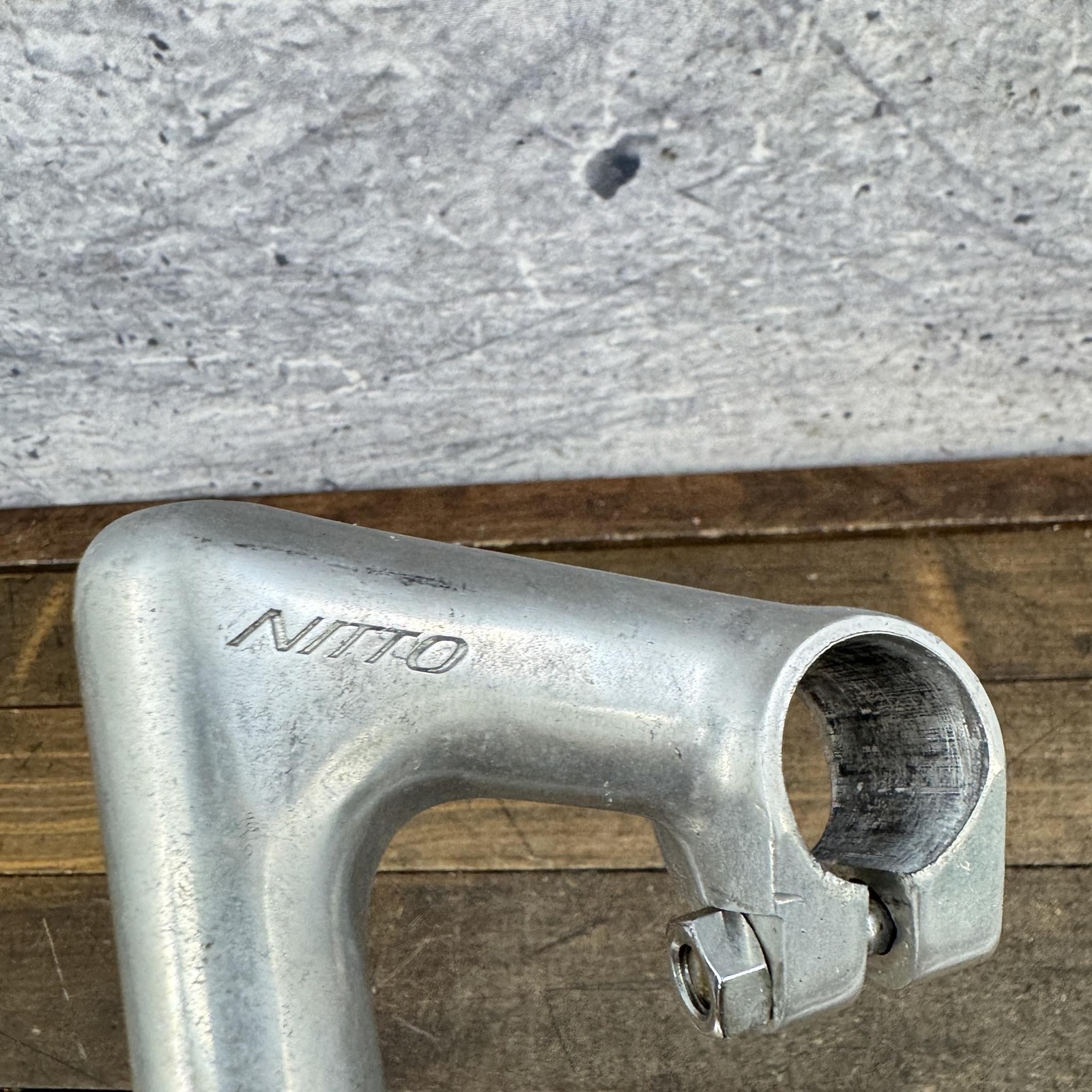Vintage Nitto 75mm Quill Stem 25.4 Clamp 22.2 Japan Silver Alloy Road Bike
