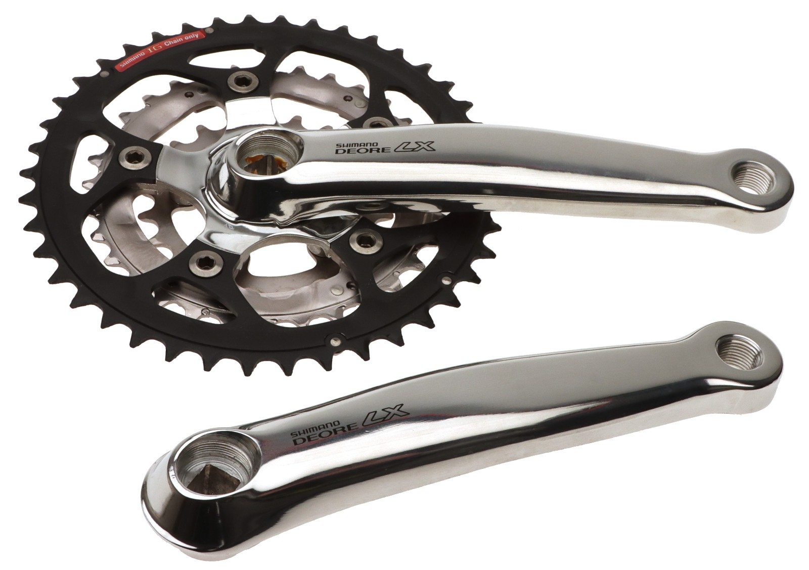 Shimano Deore LX FC-M569 8 Speed Crankset 170mm Silver 42/32/22 NOS NEW Vintage