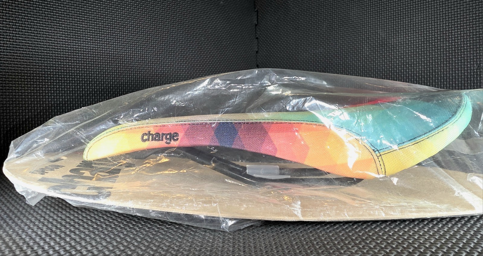 Charge Bikes Spoon saddle, CrMo – Geo (Rainbow) Colors (C)