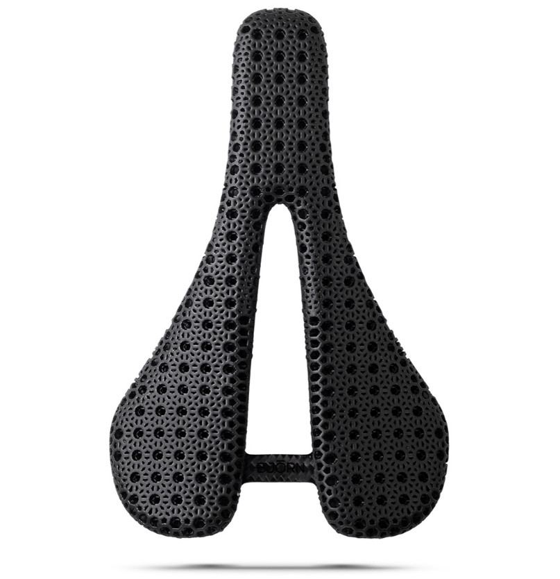 Bjorn Cycles Carbon Bicycle Short-Nose Saddle w/ 3D-Printed Pad Kort 143 mm