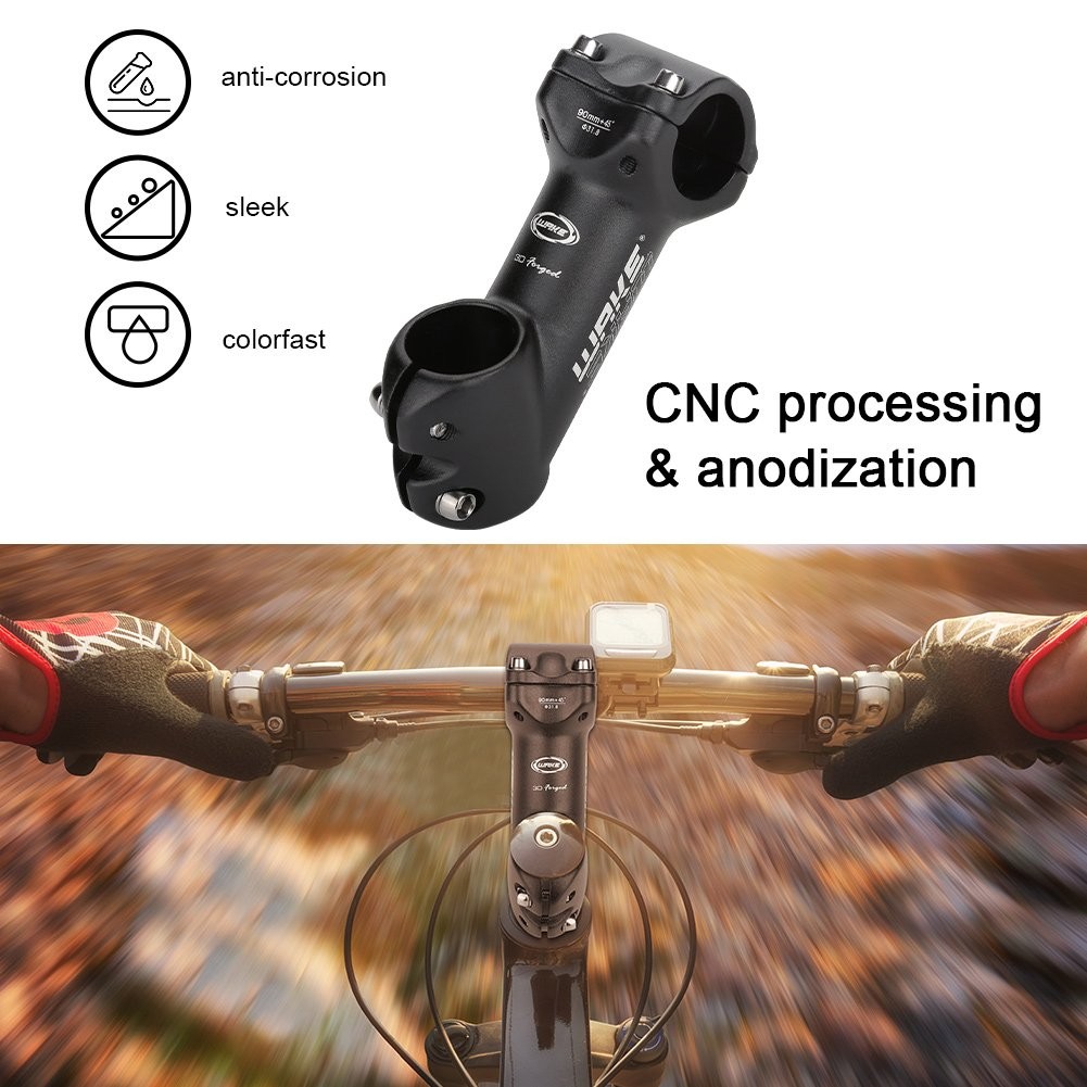 Bike Handlebar Stem, Aluminum Alloy Stem Short Handlebar Stem as picture shown