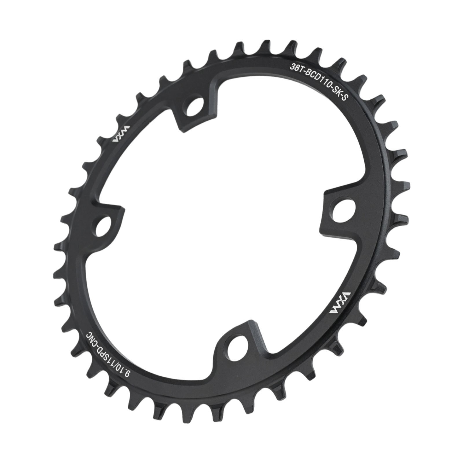 Road Bike Single Chainring CNC Aluminum Alloy 110BCD with Teeth Options