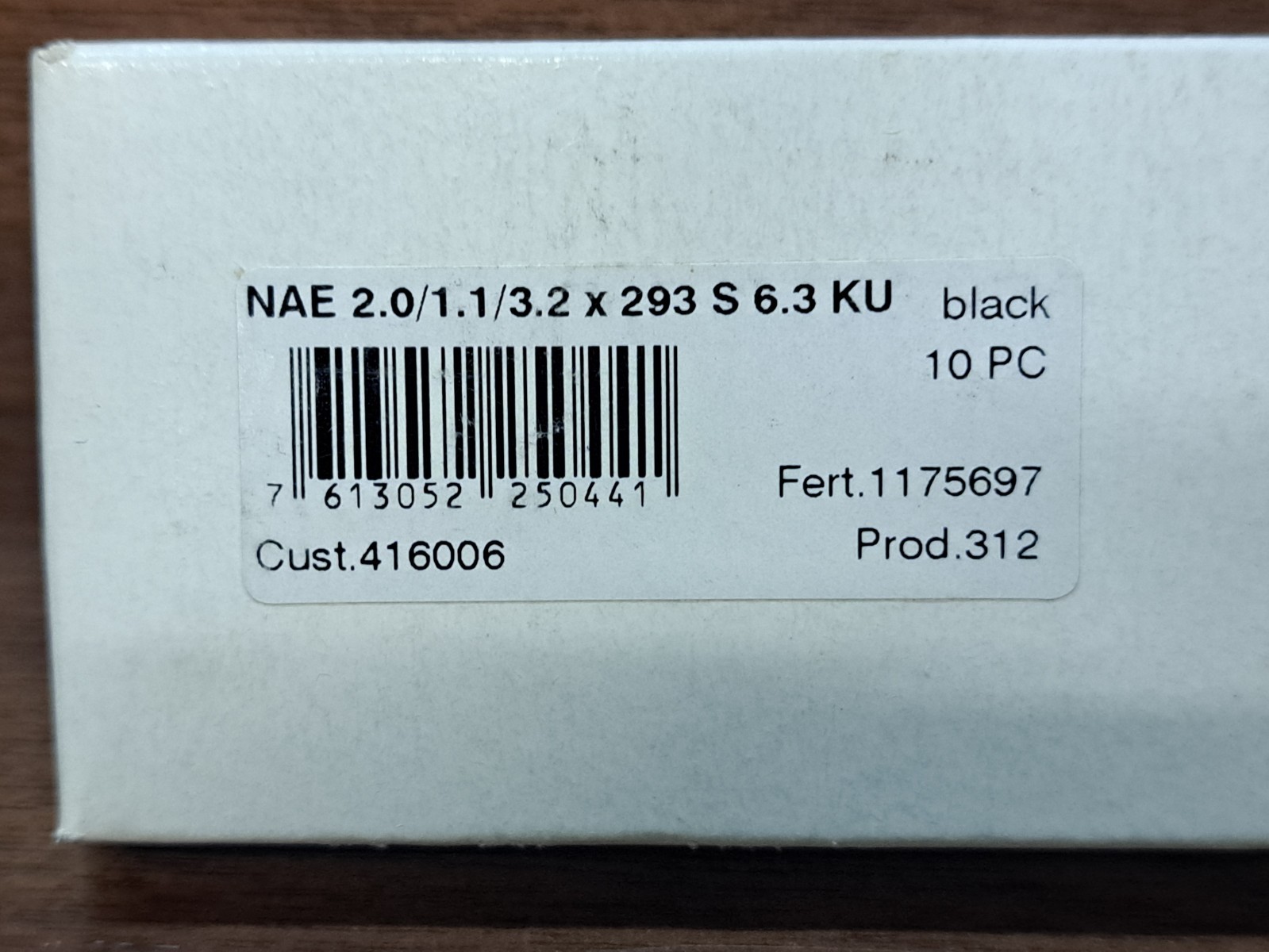 DT Swiss Spokes / NAE / 2.0 | 1.1 | 3.2 / 293mm / Back / Aero / 10 count