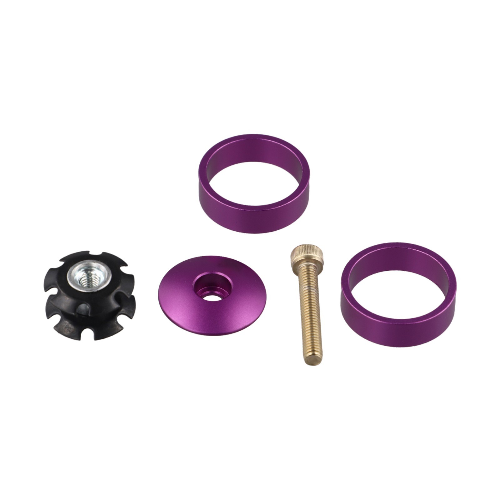 Bike Headset Washer Bicycle Fork Stem Spacers Set Sizes Lightweight