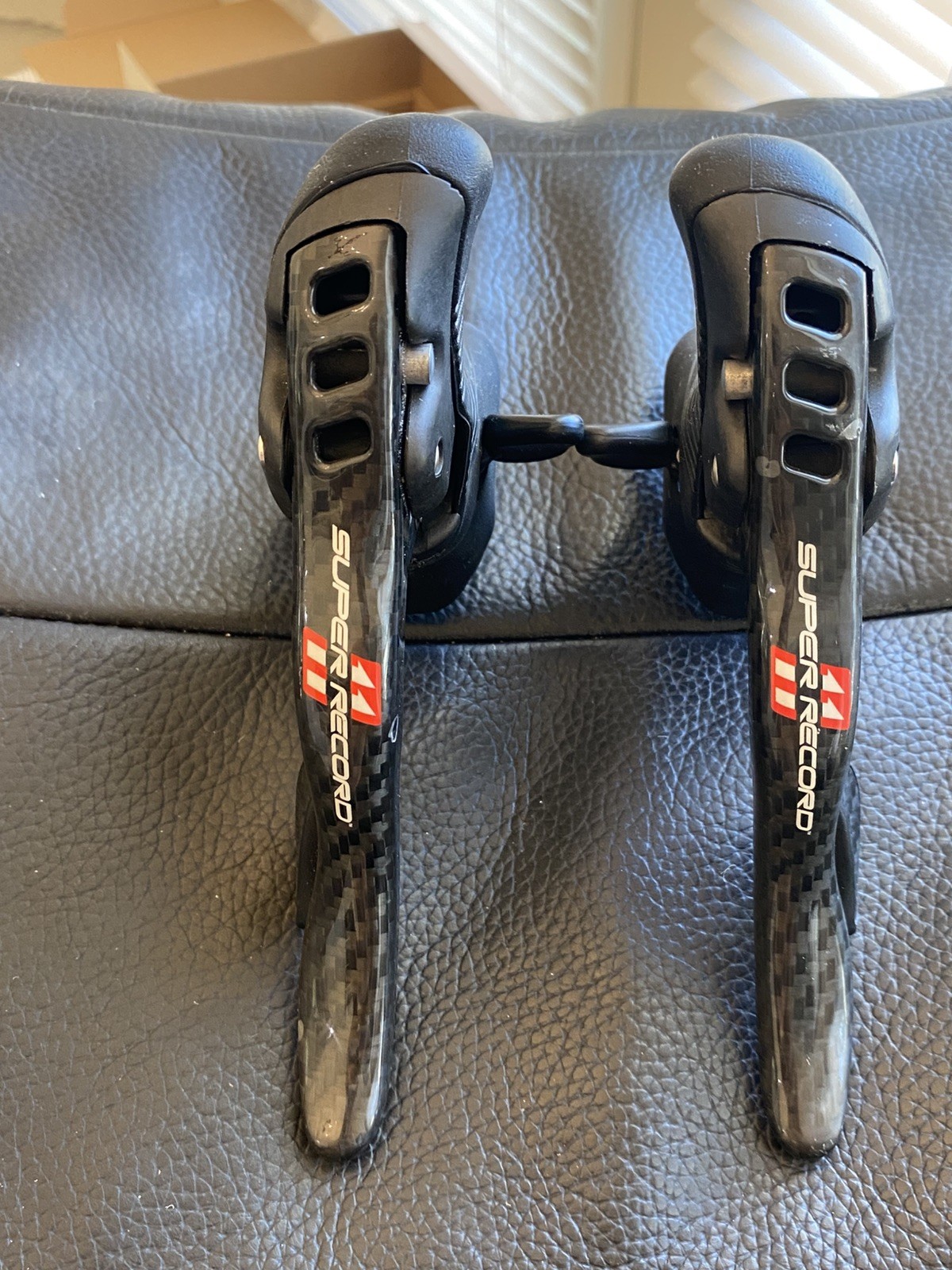 Campagnolo SUPER RECORD ErgoPower 11-Speed Shift & Brake Lever Set EP11-SR1C