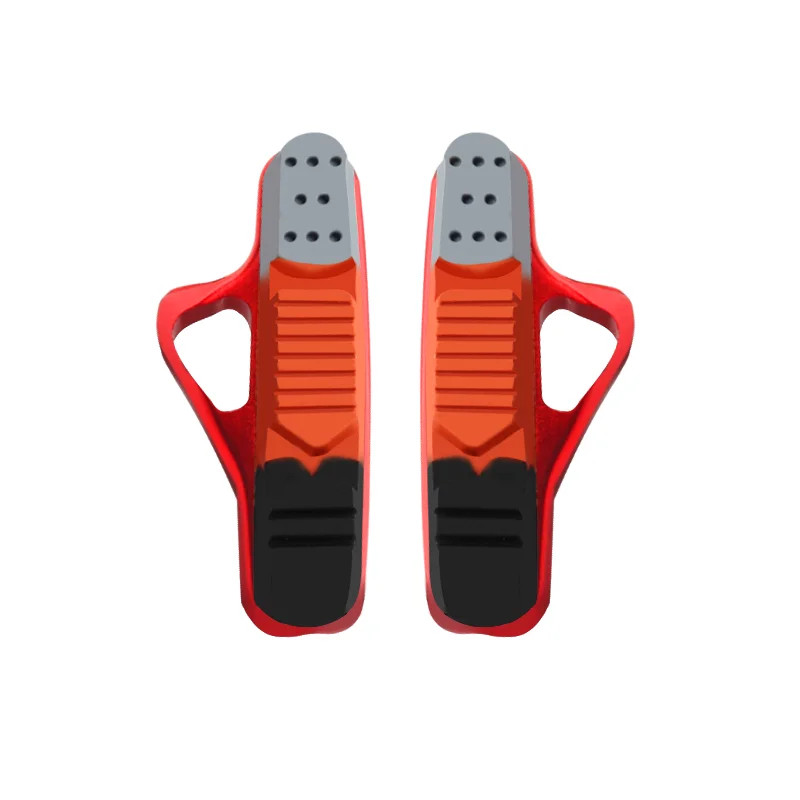 Road Bike Brake Pads for Rim C Brake CNC Aluminum Alloy Replaceable Rubber Pads