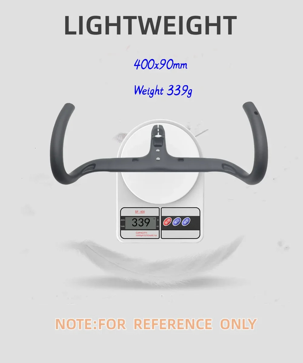 Road Bike Internal Cable Integrated Carbon Bicycle Handlebar with Spacers Mount