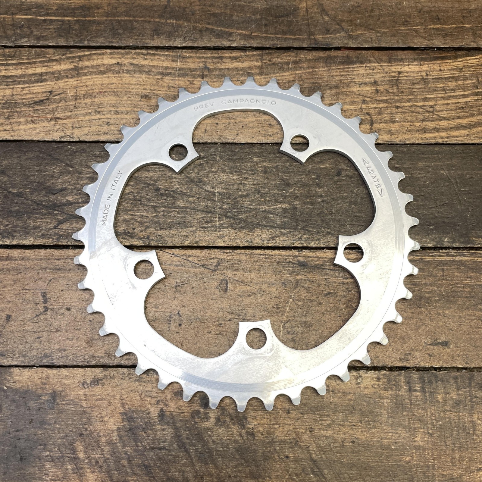 Vintage Campagnolo ATB 42t Chainring 110 BCD 5-Arm Italy 90s MTB 42 A.T.B.