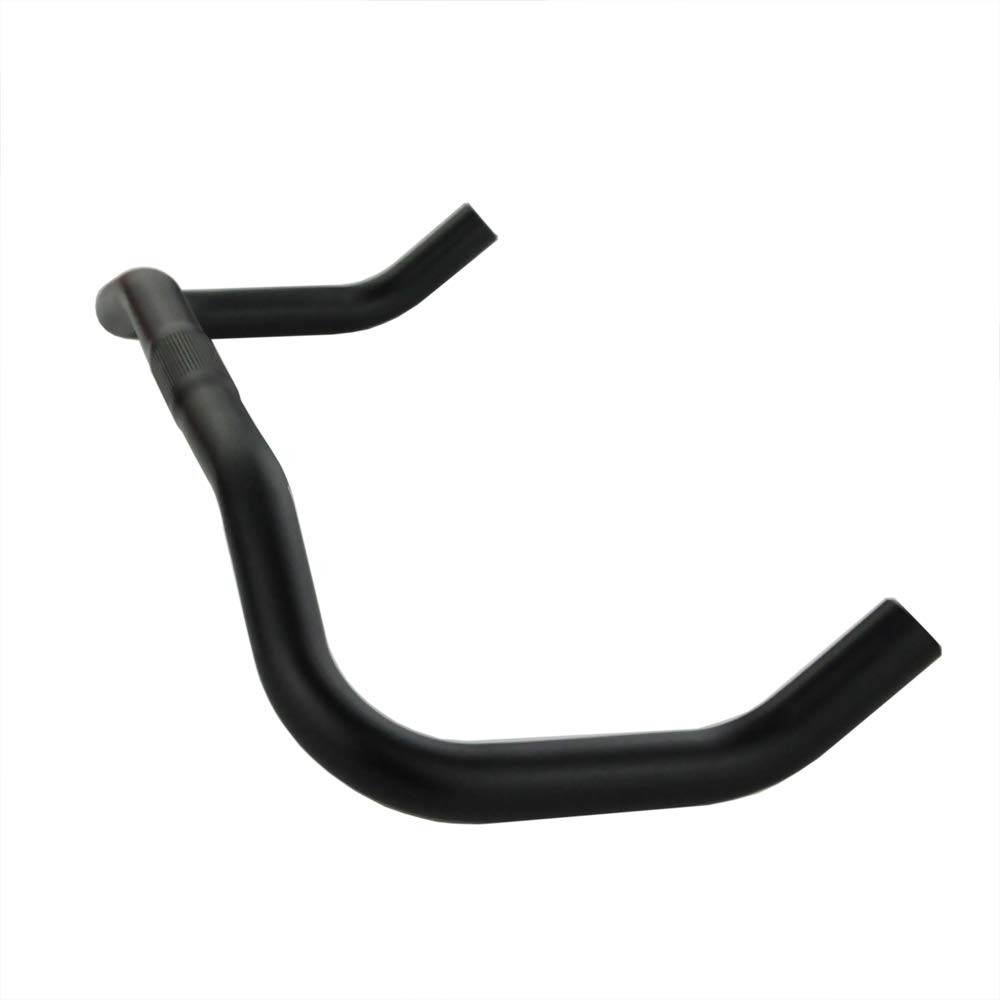 Aluminum Alloy Bike Bullhorn Handlebar Fits Fixed Gear Road 25.4mm x 390mm