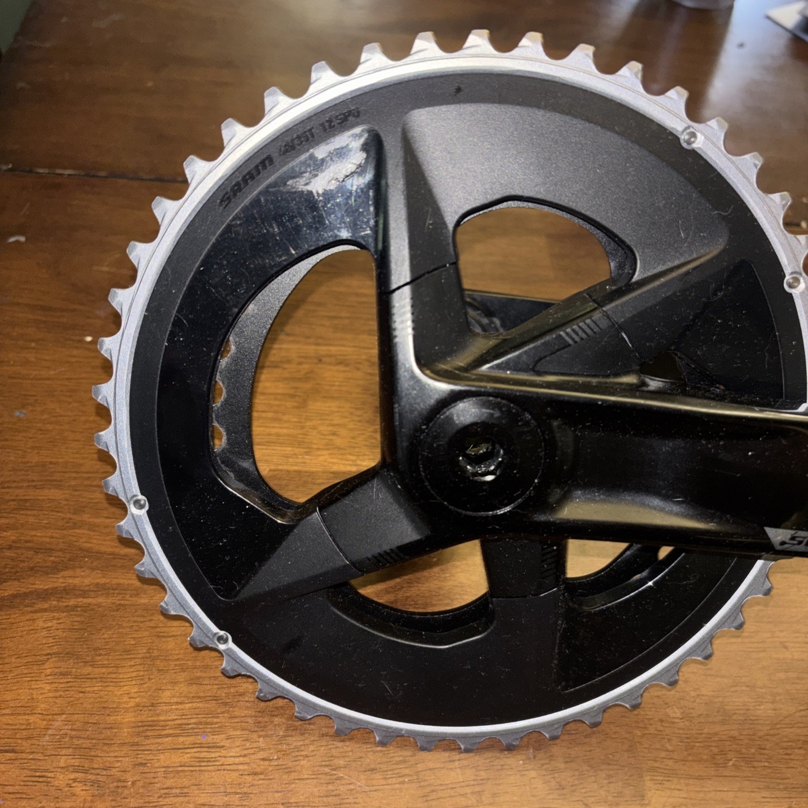 SRAM Rival Crankset 12 Speed – 48/35T – DUB – (Non-Wide) Less Than 50 Miles.