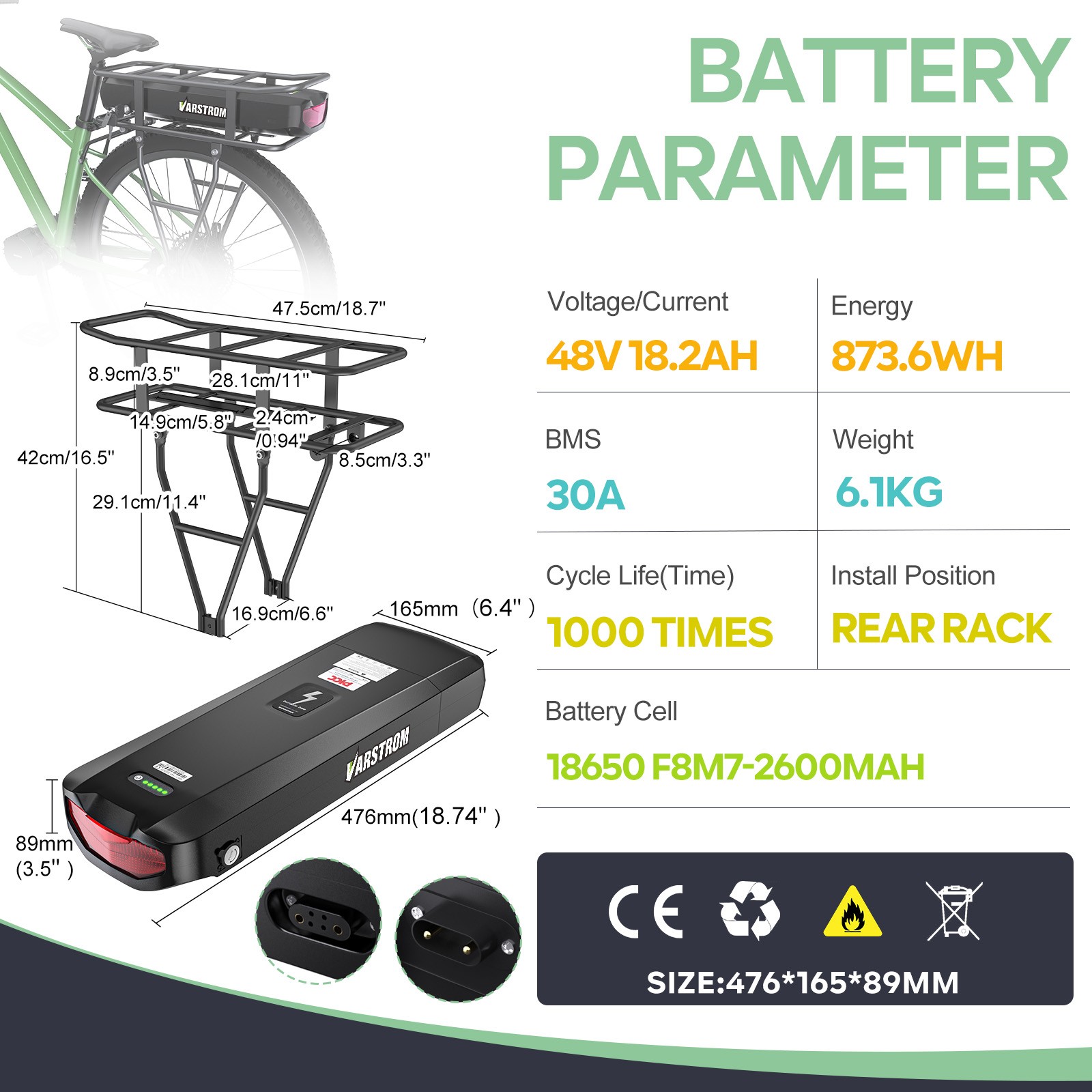 BAFANG 48V1000W172-180mm Rear Hub Motor Wheel Hub Motor Bicycle Conversion Kit