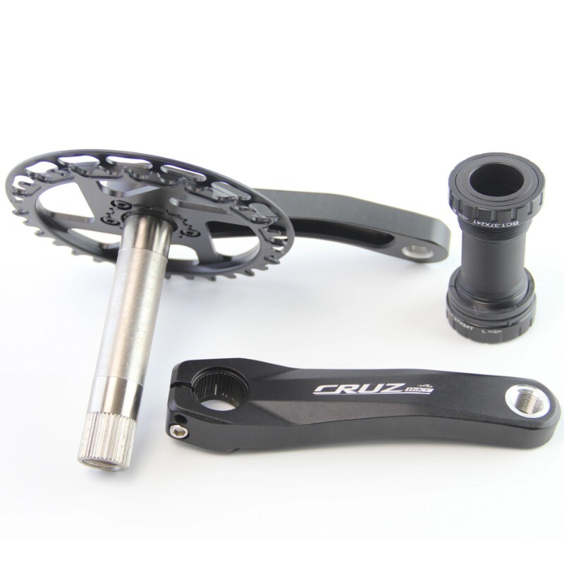 89/98/110/127/140/150mm Mountain Kids Bike Crankset 25/28/30/32/34/36/38/40T BB