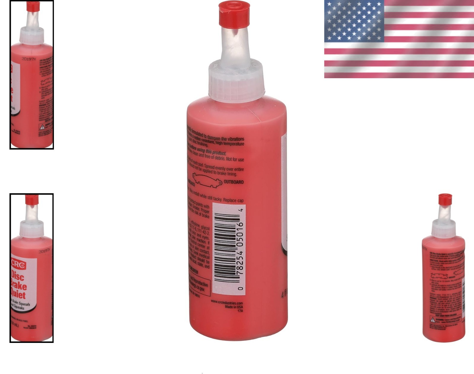 4 Fl Oz Brake Quiet for Front Disc Pads High-Temperature Noise Reduction