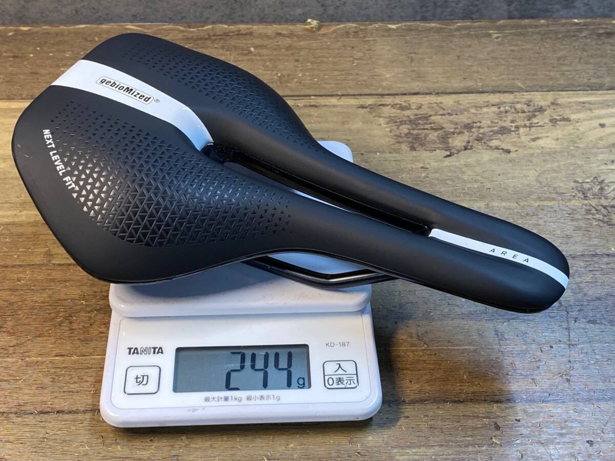 SYNCROS AREA Saddle Black HOLLOW Ti Rails 7x7mm lightweight 244g Durability