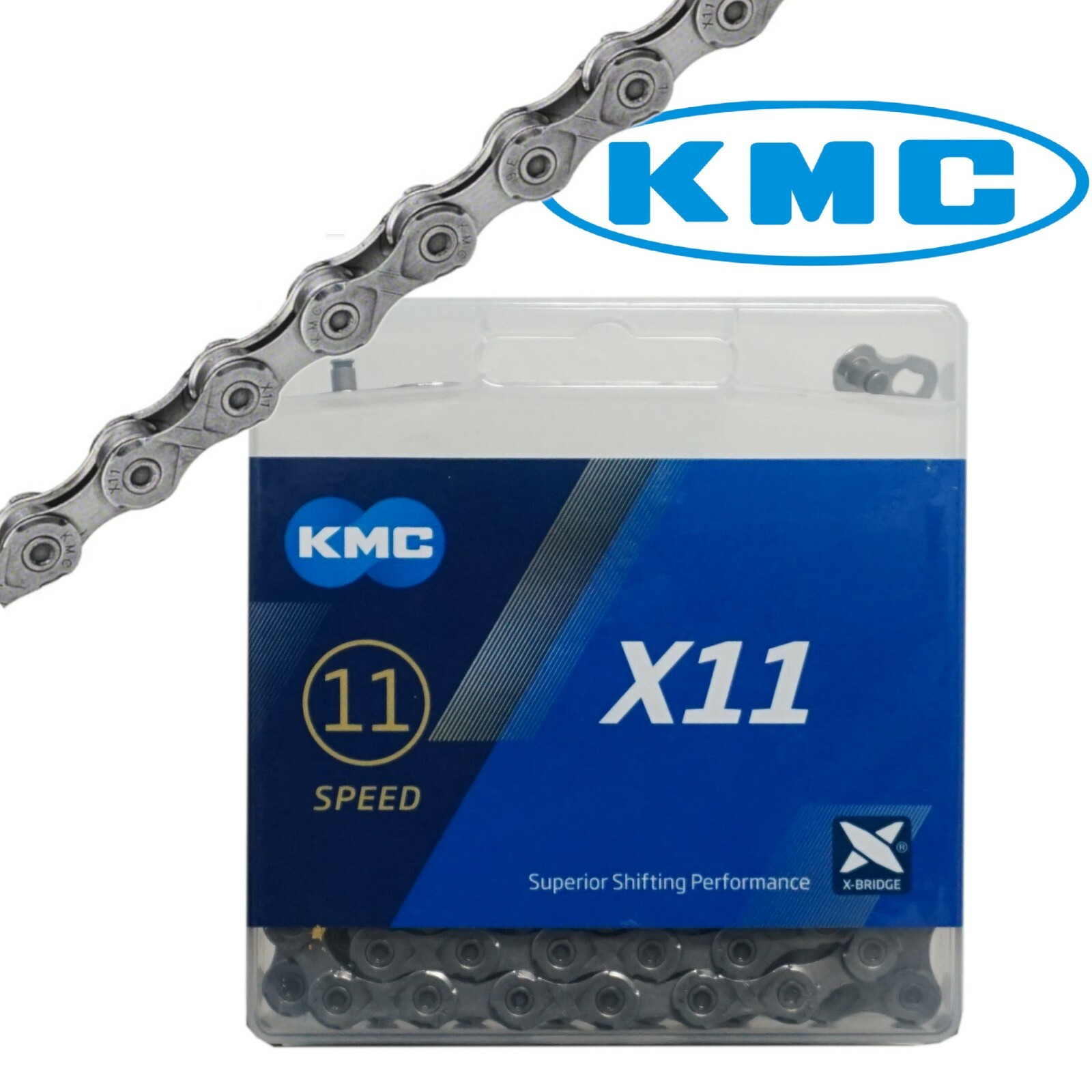 KMC X11 11 Speed StretchProof Gray Chain Bike fits Shimano SRAM Campagnolo
