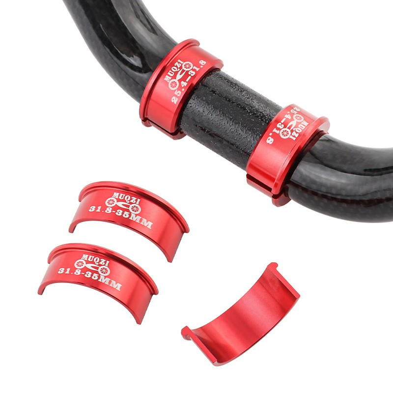 Bike Handlebar Stem Conversion Shim Bike Accessories 25.4mm-31.8mm 31.8mm-35mm