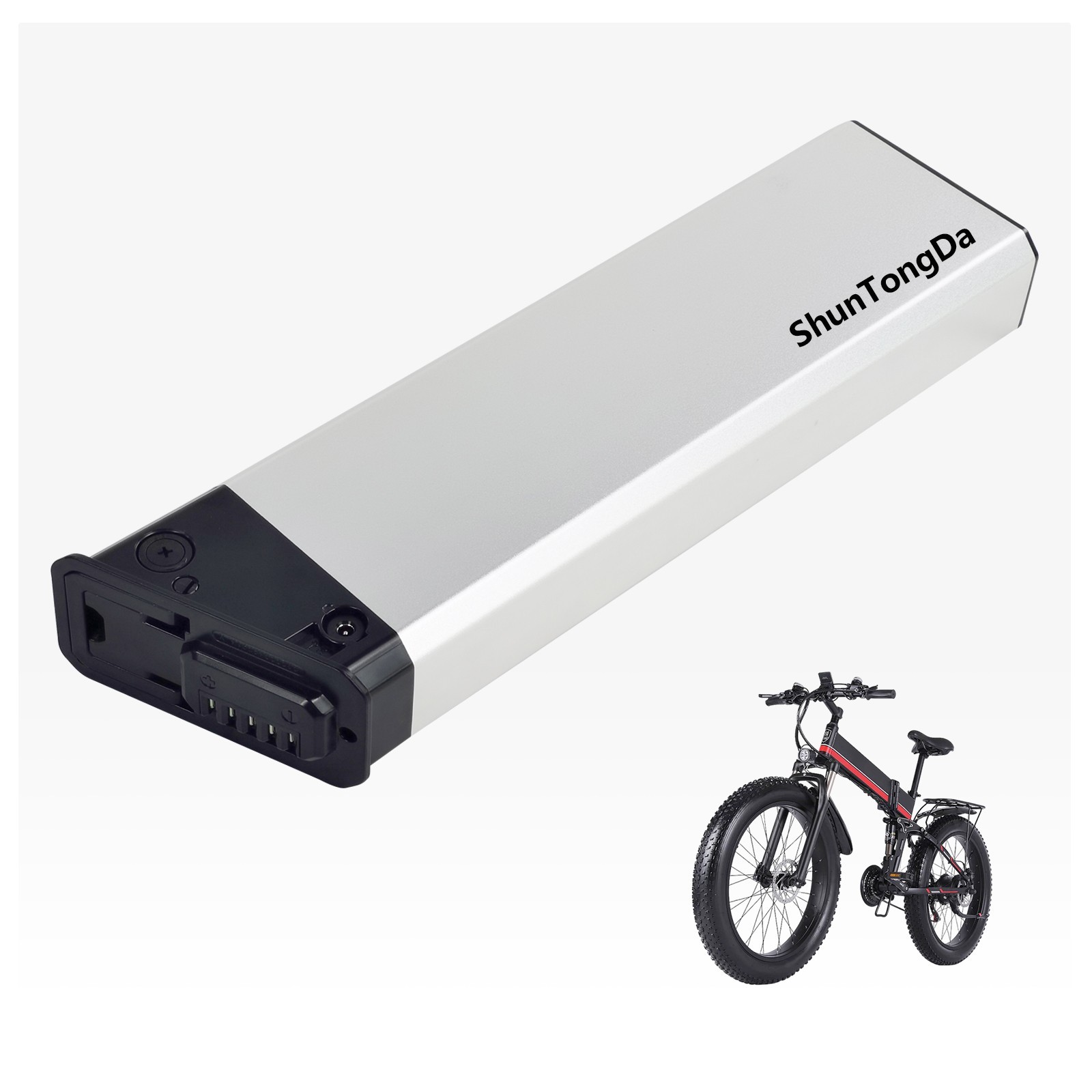 For Ouxi x8 robust totguard Wooken 20-in fattire ebike battery 48V 14ah 10.4ah