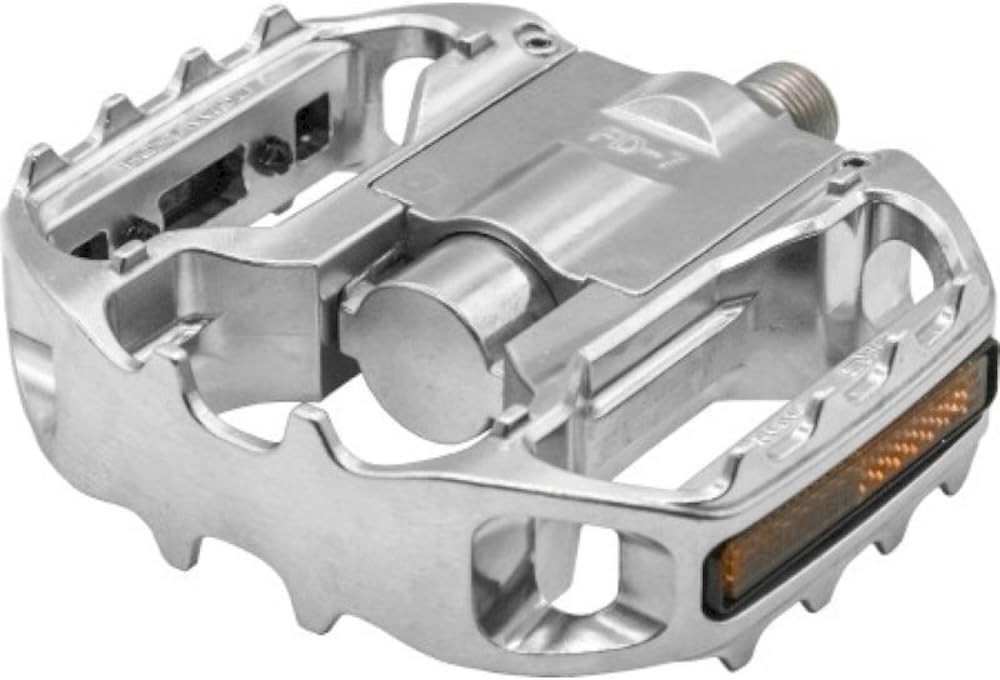 MKS FD-7 WIDE Folding Bicycle Pedals Silver Wide Platform Made in Japan