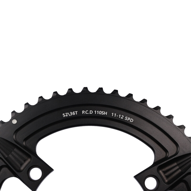 Anrancee Double Chainring 4 Arm for SHIMANO 5800 R7000 R8000 R8100 Bicycle Crown