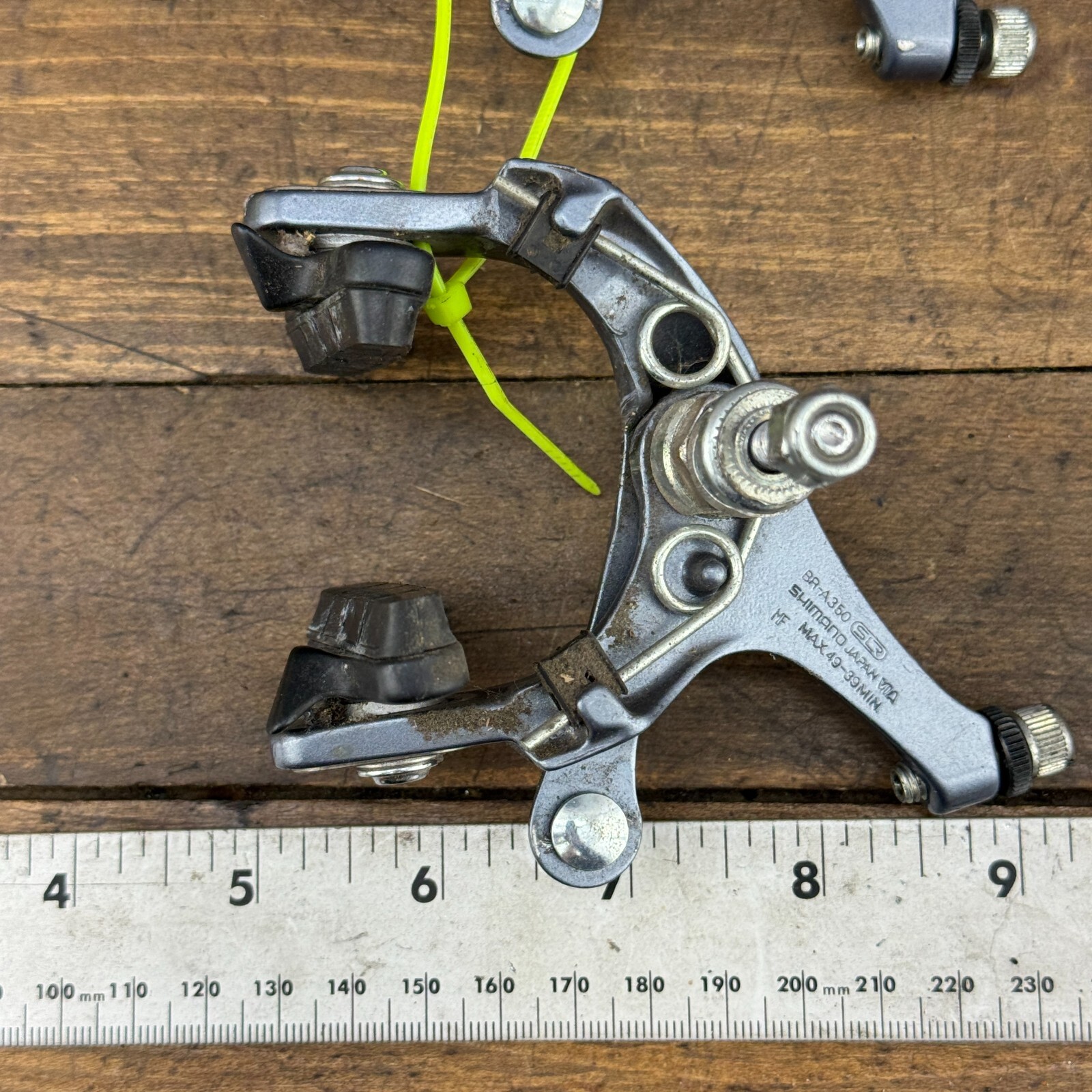 Vintage Shimano Exage Action BR-A350 Brake Caliper Set SLR Side Recessed A5