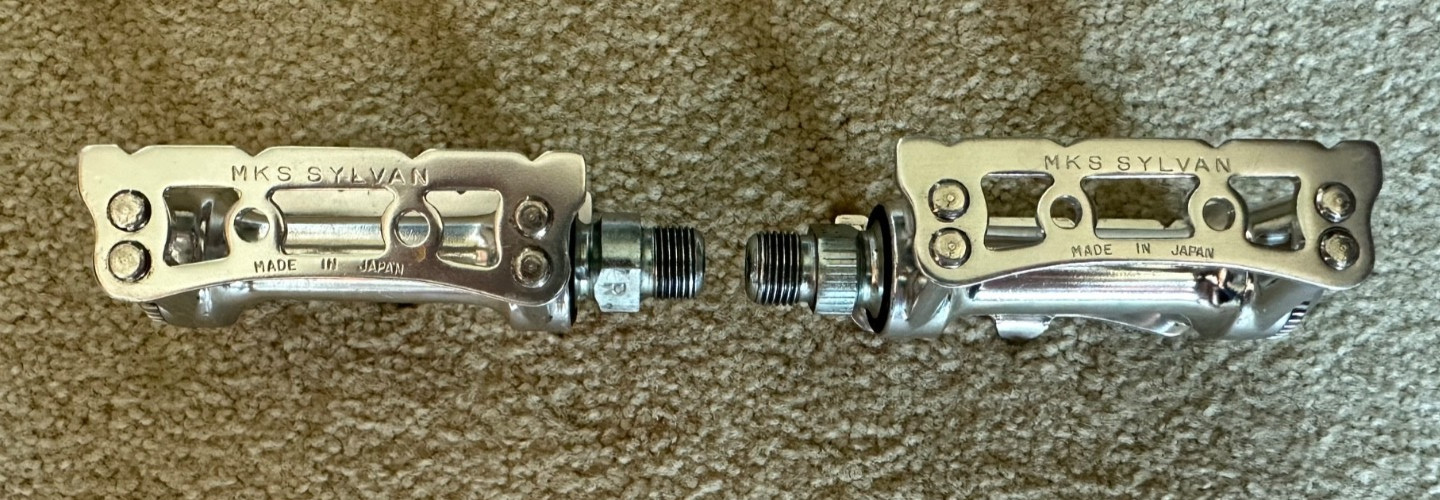 MKS Sylvan Cage Style Road Touring Pedals Made In Japan 9/16 Pair