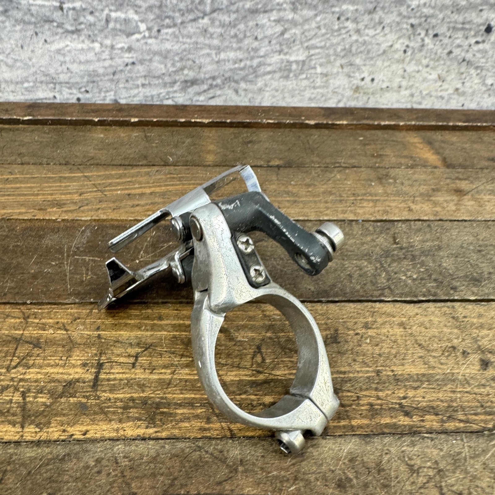 Vintage Shimano Deore XT FD-M737 Front Derailleur 34.9 Mm Triple Bottom Pull