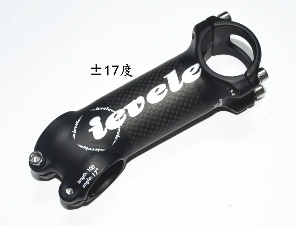 Carbon Fibre Aluminium Alloy MTB Bike Riser Road Bike Stem 60-120mm 28.6-31.8MM